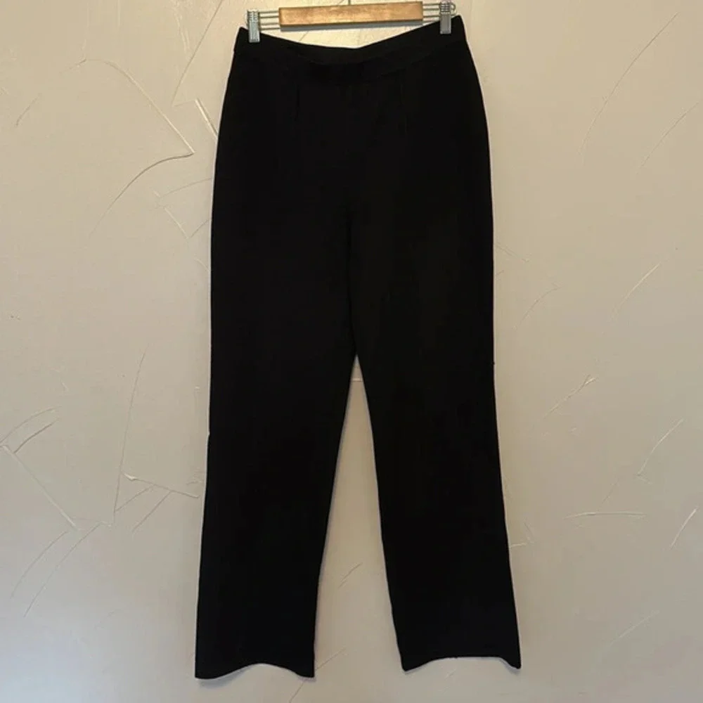 St. John Collection Long Wool Non Wrinkle Pants EUC
